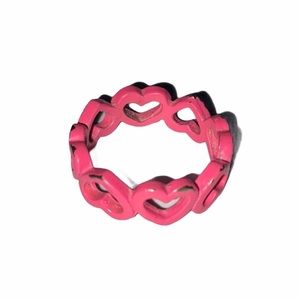 Pink Heart Ring fits size 7